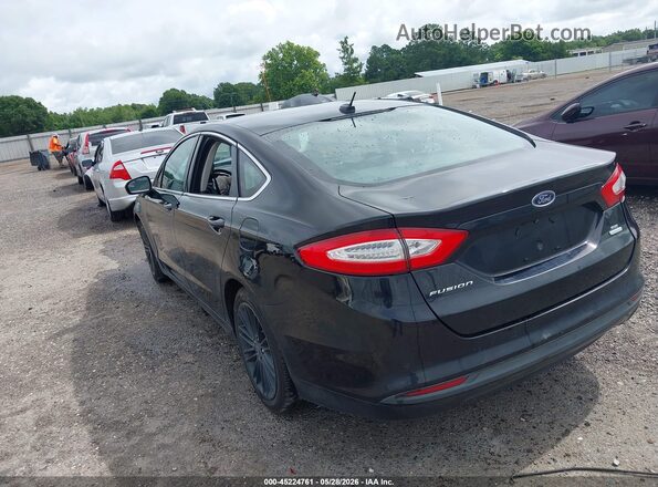 3FA6P0HD0GR376159 2016 FORD FUSION Черный Задняя левая четверть
