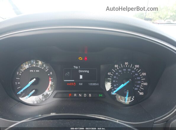 3FA6P0HD0HR139012 2017 FORD FUSION Белый Вид задних сидений