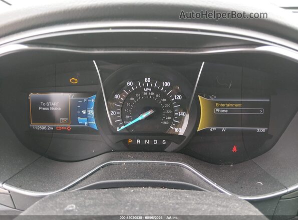 3FA6P0HD0HR366135 2017 FORD FUSION Белый Вид задних сидений