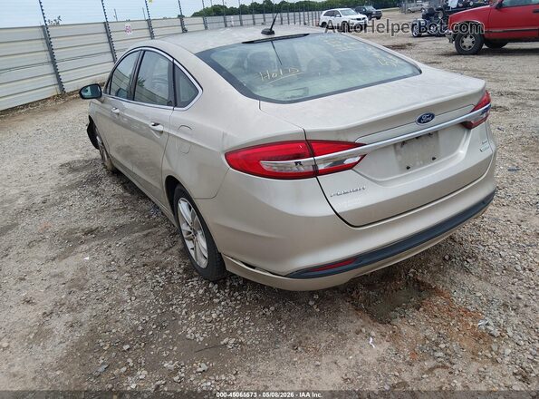 3FA6P0HD0JR133670 2018 FORD FUSION Золотой Задняя левая четверть