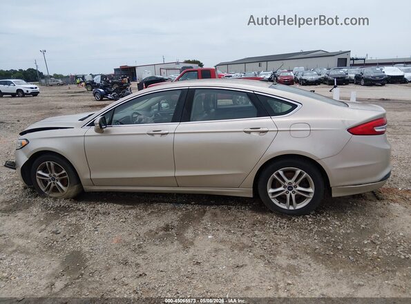 3FA6P0HD0JR133670 2018 FORD FUSION Золотой Вид задней части салона