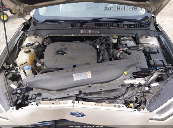 3FA6P0HD0JR133670 2018 FORD FUSION Золотой Вид сзади