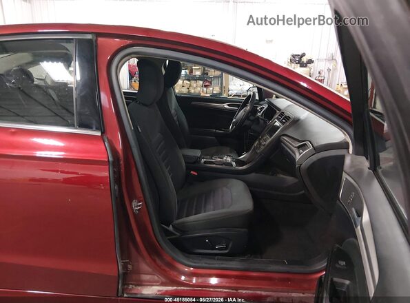 3FA6P0HD0JR201708 2018 FORD FUSION Red Front interior view