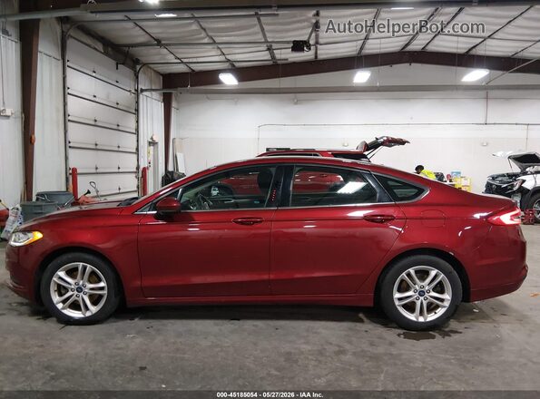 3FA6P0HD0JR201708 2018 FORD FUSION Red 360 interior view