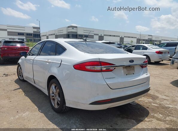 3FA6P0HD0JR231792 2018 FORD FUSION White Задня ліва чверть