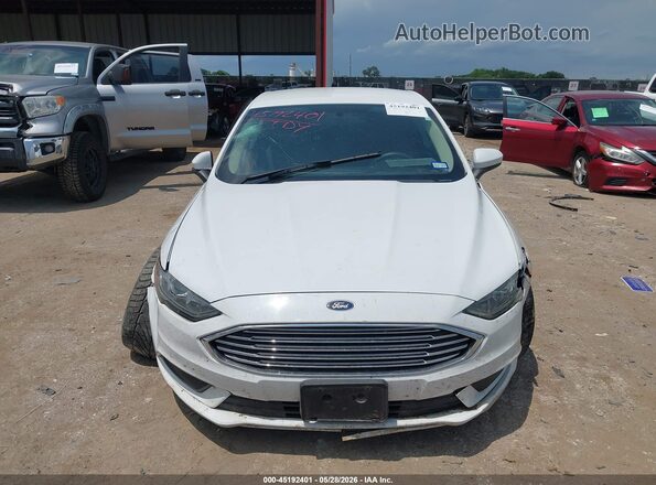 3FA6P0HD0JR231792 2018 FORD FUSION White Вид щитка приладів