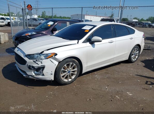 3FA6P0HD0LR135082 2020 FORD FUSION White Передня ліва чверть