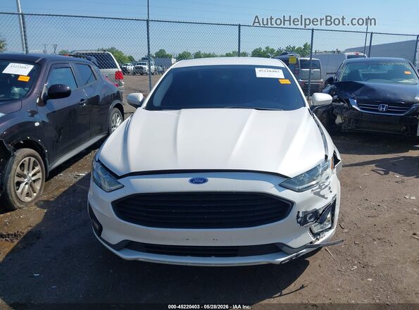 3FA6P0HD0LR135082 2020 FORD FUSION White Вид щитка приладів