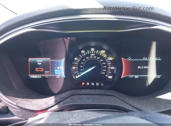 3FA6P0HD0LR135082 2020 FORD FUSION White Вид задніх сидінь
