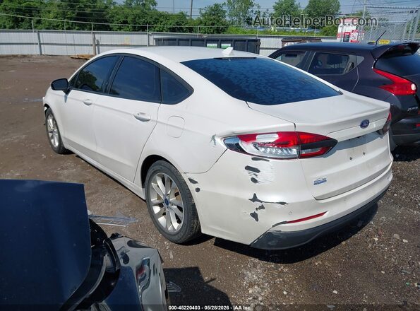 3FA6P0HD0LR135082 2020 FORD FUSION White Задня ліва чверть