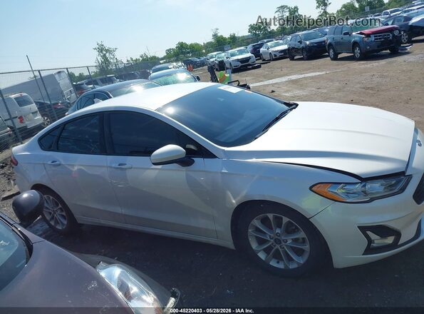 3FA6P0HD0LR135082 2020 FORD FUSION White Вид задньої частини салону