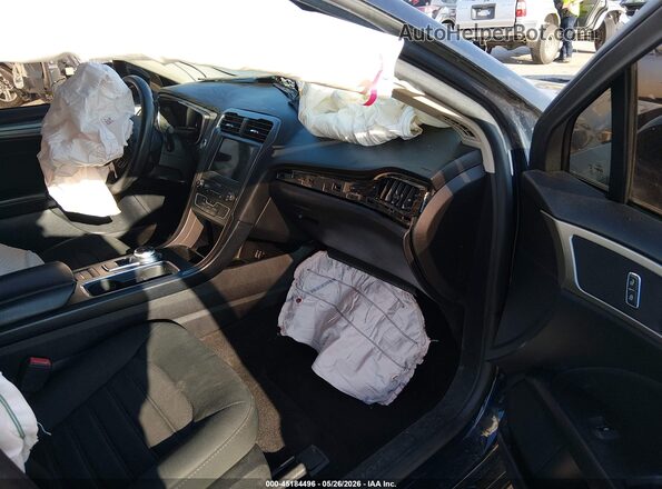 3FA6P0HD0LR225350 2020 FORD FUSION Black Widok wnętrza z przodu
