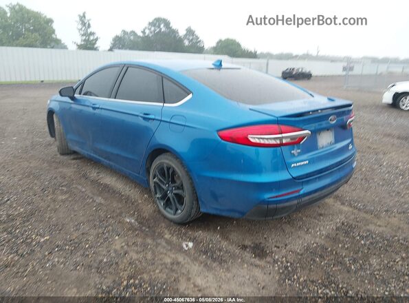 3FA6P0HD0LR255318 2020 FORD FUSION Blue Задня ліва чверть