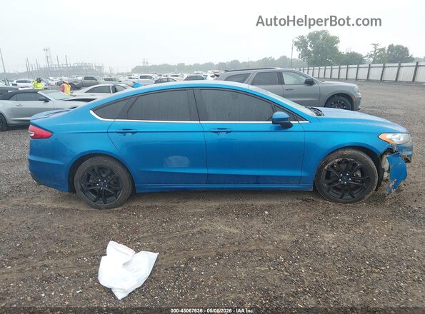 3FA6P0HD0LR255318 2020 FORD FUSION Blue Вид задньої частини салону