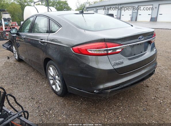 3FA6P0HD1HR137639 2017 FORD FUSION Gray Задня ліва чверть