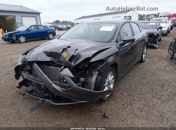 3FA6P0HD1HR137639 2017 FORD FUSION Gray Передня ліва чверть