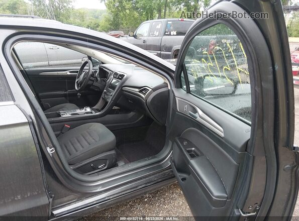 3FA6P0HD1HR137639 2017 FORD FUSION Gray Вид салону спереду