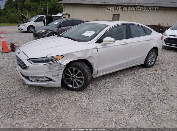3FA6P0HD1HR220150 2017 FORD FUSION White წინა მარცხენა ხედი სამი მეოთხედიდან