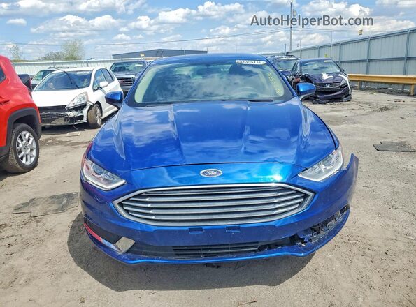 3FA6P0HD1HR305263 2017 FORD FUSION Blue Widok z przodu