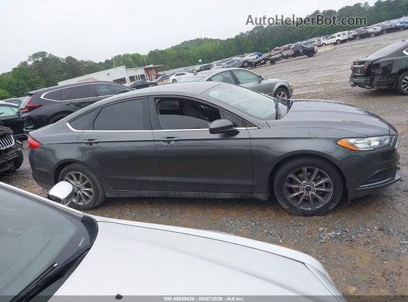 3FA6P0HD1HR346735 2017 FORD FUSION Серый Вид задней части салона