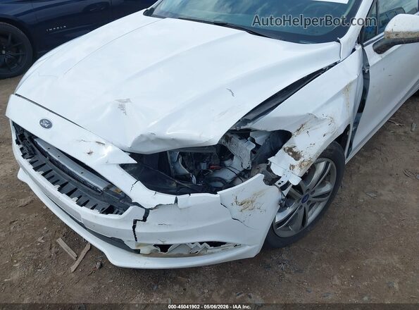 3FA6P0HD1JR176074 2018 FORD FUSION White Vista frontal