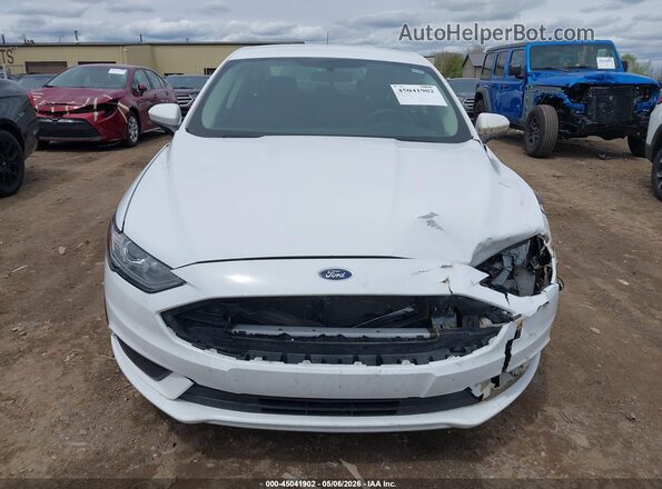 3FA6P0HD1JR176074 2018 FORD FUSION White Vista del cuadro de instrumentos