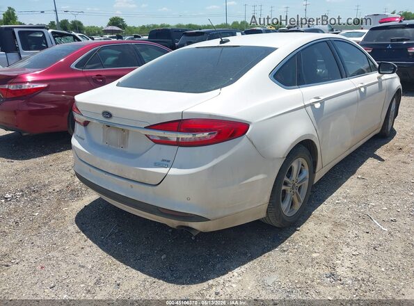 3FA6P0HD1JR213625 2018 FORD FUSION White Tył prawy