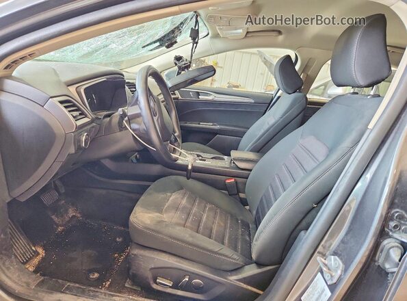 3FA6P0HD1LR251472 2020 FORD FUSION Black წინა სალონის ხედი