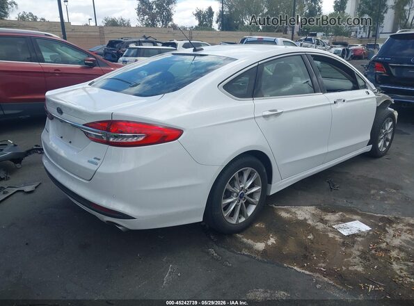 3FA6P0HD2HR207195 2017 FORD FUSION White Trasero derecho