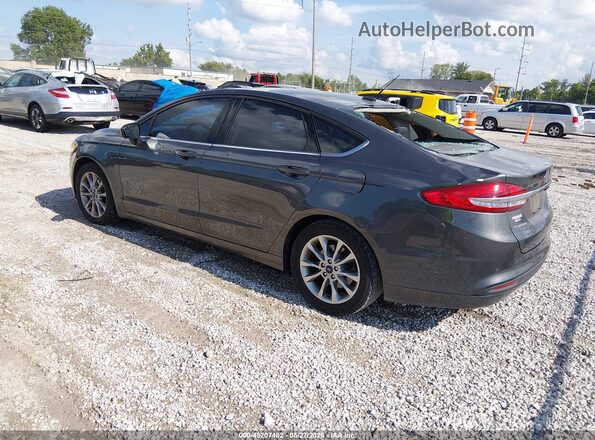 3FA6P0HD2HR274590 2017 FORD FUSION Gray Trasero izquierdo