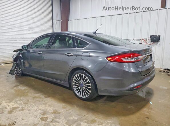 3FA6P0HD2JR239571 2018 FORD FUSION Угольный Задняя левая четверть