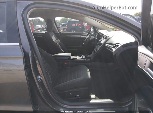 3FA6P0HD2KR198974 2019 FORD FUSION Серый Вид салона спереди