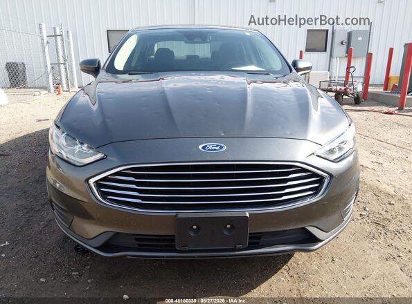 3FA6P0HD2KR198974 2019 FORD FUSION Серый Вид щитка приборов