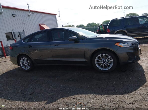 3FA6P0HD2KR198974 2019 FORD FUSION Серый Вид задней части салона