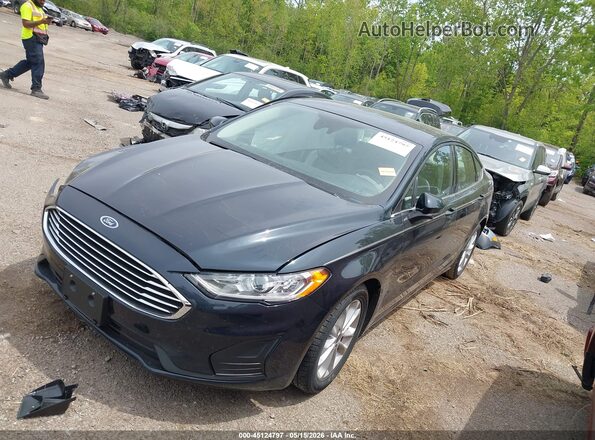 3FA6P0HD2LR109759 2020 FORD FUSION Black Przód lewy