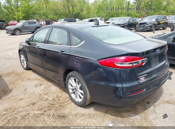 3FA6P0HD2LR109759 2020 FORD FUSION Black Tył lewy