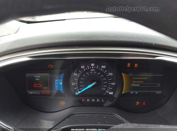 3FA6P0HD2LR109759 2020 FORD FUSION Black Widok tylnych siedzeń