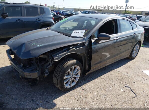 3FA6P0HD2LR187846 2020 FORD FUSION Gray წინა მარცხენა ხედი სამი მეოთხედიდან