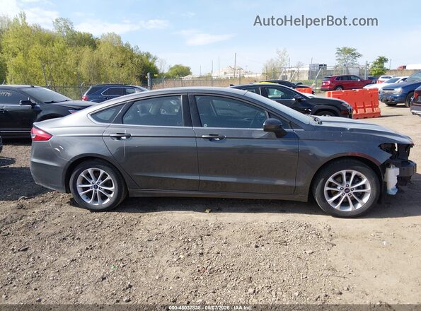 3FA6P0HD2LR262657 2020 FORD FUSION Gray Rear interior view