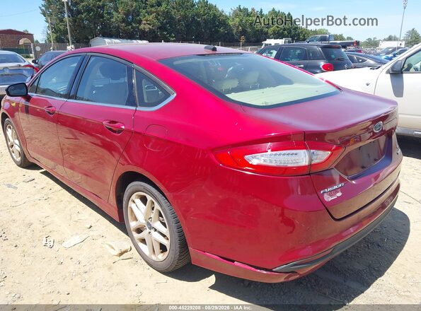 3FA6P0HD3GR395028 2016 FORD FUSION Red Tył lewy