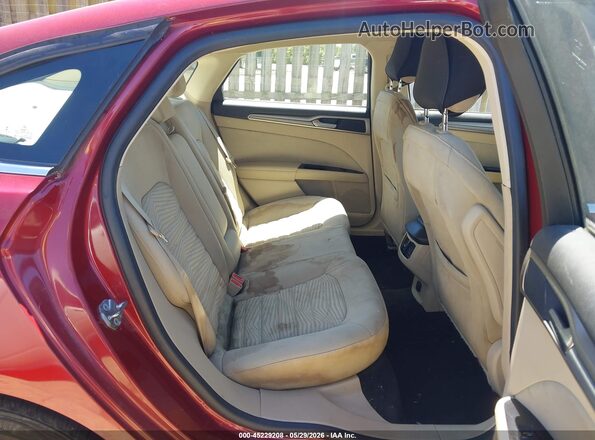 3FA6P0HD3GR395028 2016 FORD FUSION Red Widok naklejki z numerem VIN