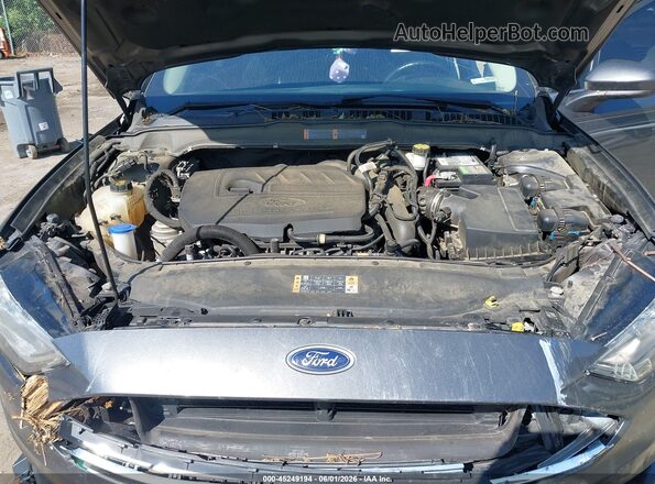 3FA6P0HD3JR223282 2018 FORD FUSION Серый Вид сзади