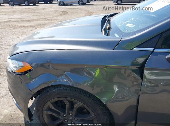 3FA6P0HD3JR223282 2018 FORD FUSION Серый Вид спереди