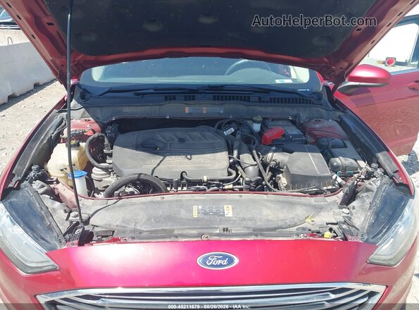 3FA6P0HD3JR223427 2018 FORD FUSION Red Widok z tyłu