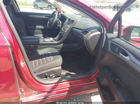 3FA6P0HD3JR223427 2018 FORD FUSION Red Widok wnętrza z przodu