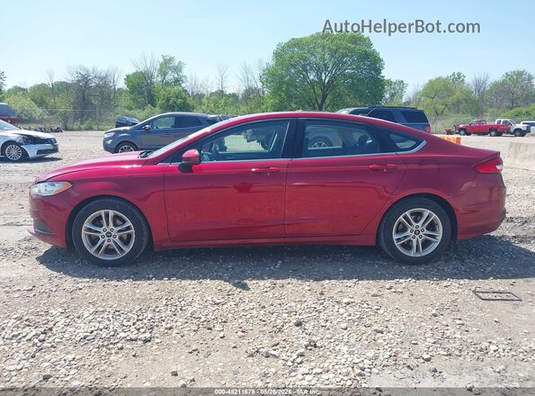 3FA6P0HD3JR223427 2018 FORD FUSION Red Widok wnętrza 360 stopni