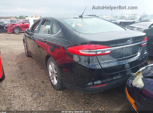3FA6P0HD3JR279481 2018 FORD FUSION Black უკანა მარცხენა