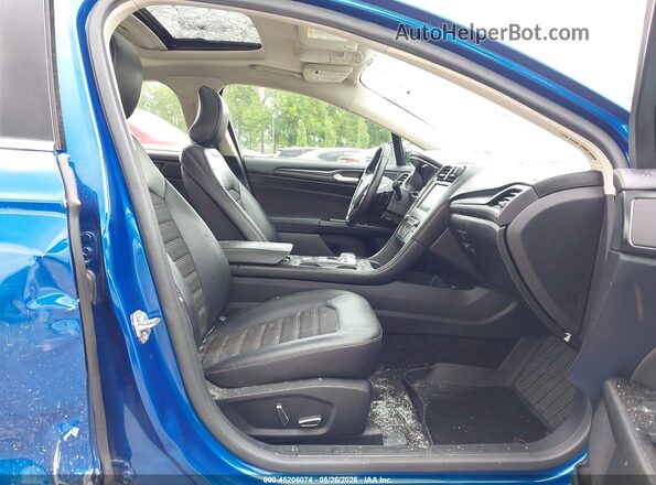 3FA6P0HD3JR285040 2018 FORD FUSION Blue Սալոնի դիմացի տեսք