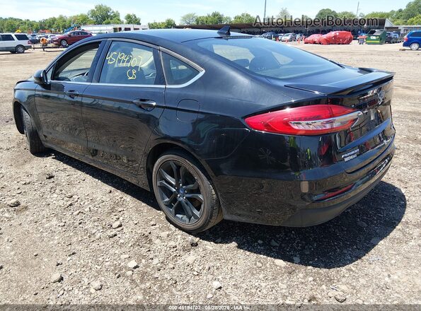 3FA6P0HD3LR107213 2020 FORD FUSION Черный Задняя левая четверть