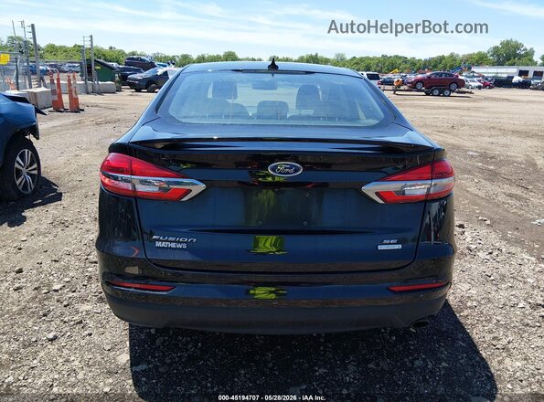 3FA6P0HD3LR107213 2020 FORD FUSION Черный 